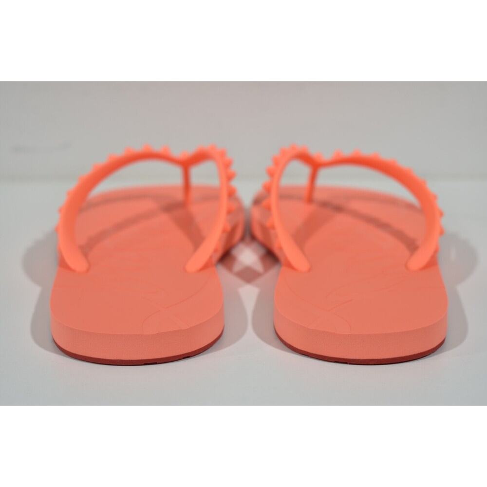 Christian Louboutin Mens Loubi Flip Flop Spikes Flat Drag Thong Sandal 43 10 - Picture 11 of 12